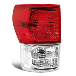 left driver side tail light assembly with bulb for toyota tundra rear brake lamp