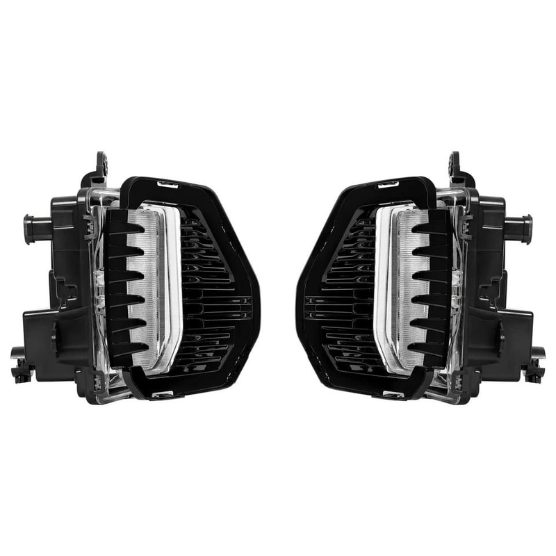 For GMC Sierra Denali LED Fog Lights With Bezel HighPerformance Driving Lamps 7