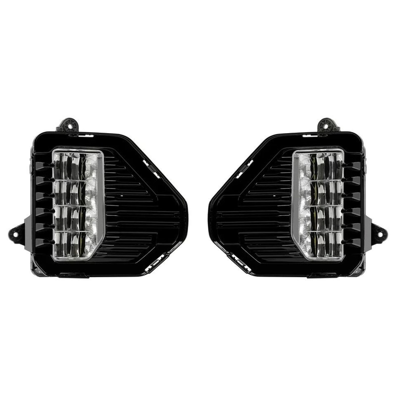 For GMC Sierra Denali LED Fog Lights With Bezel HighPerformance Driving Lamps 10