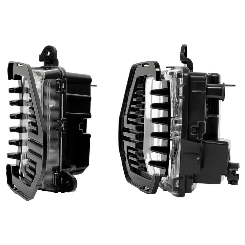 For GMC Sierra Denali LED Fog Lights With Bezel HighPerformance Driving Lamps 11