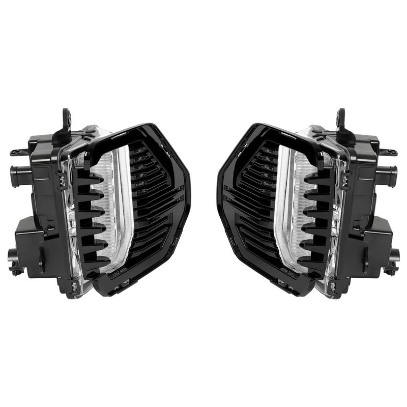 For GMC Sierra Denali LED Fog Lights With Bezel HighPerformance Driving Lamps 15