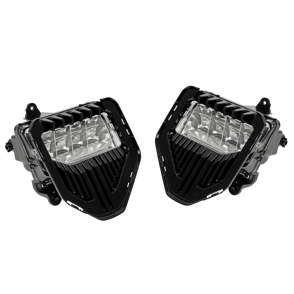 For GMC Sierra Denali LED Fog Lights With Bezel HighPerformance Driving Lamps 0