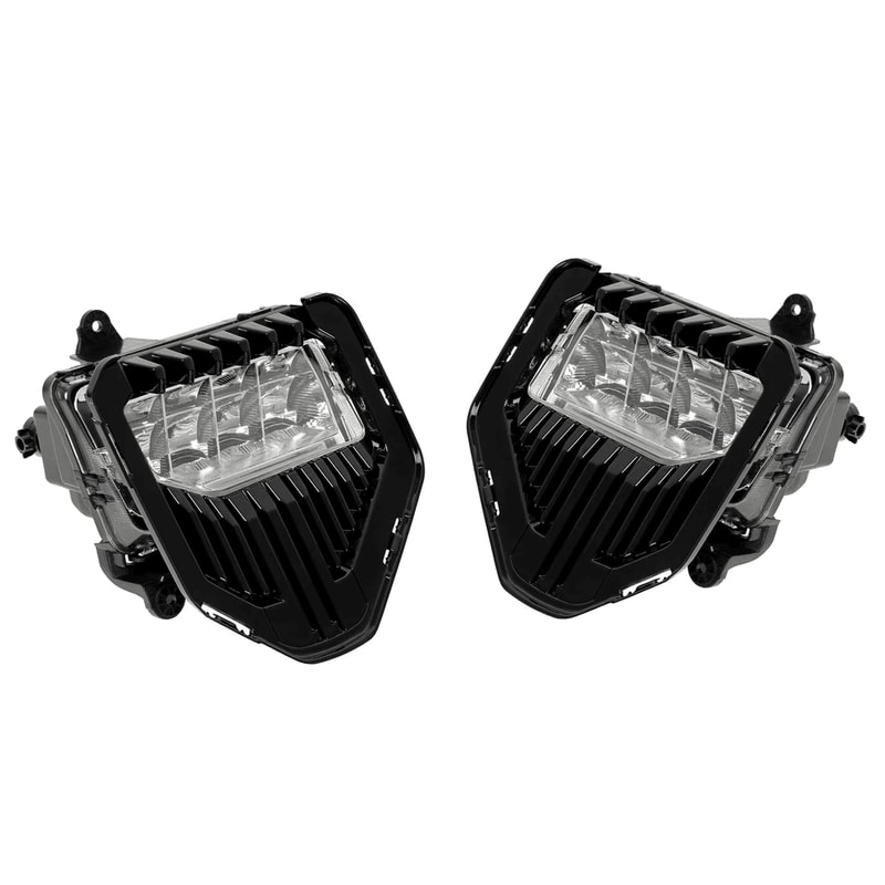 For GMC Sierra Denali LED Fog Lights With Bezel HighPerformance Driving Lamps 0