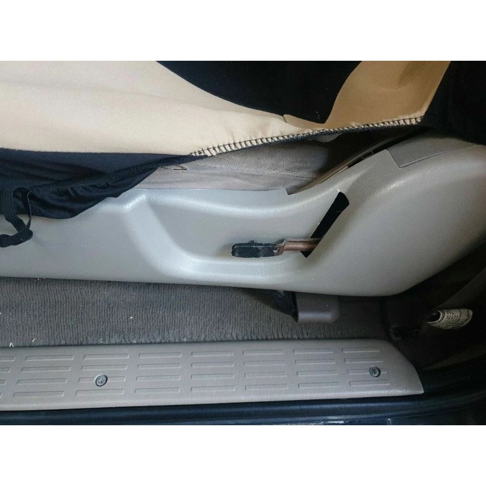 Driver Seat Side Trim Bezel Light Gray Replacement 1