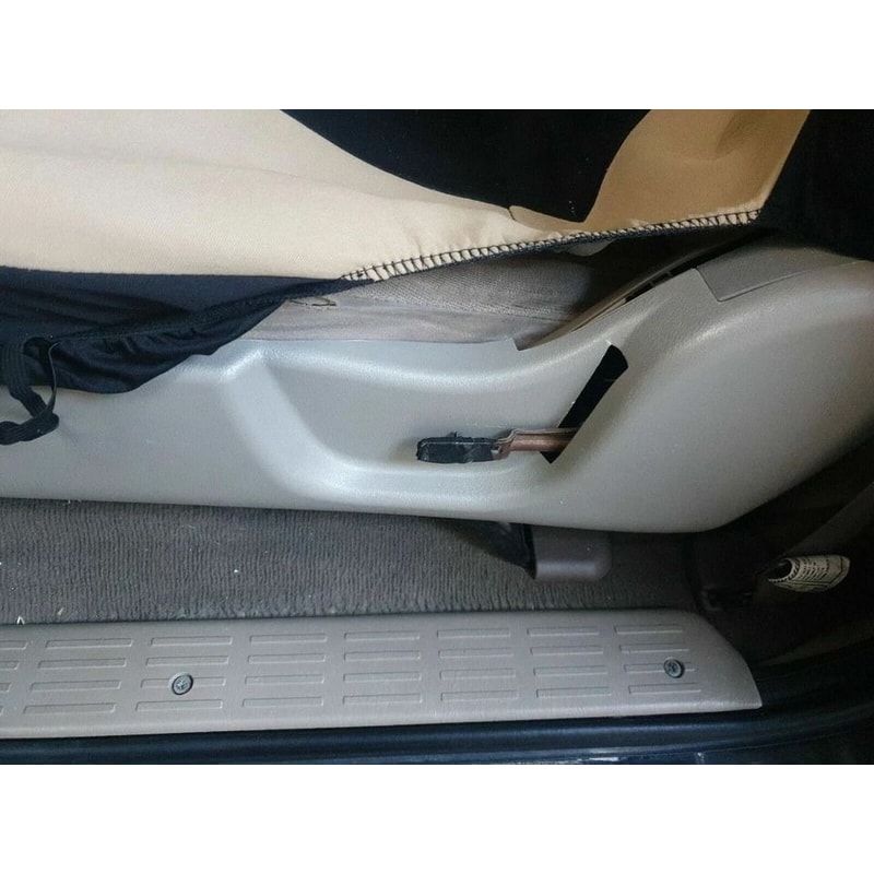 Driver Seat Side Trim Bezel Light Gray Replacement 1