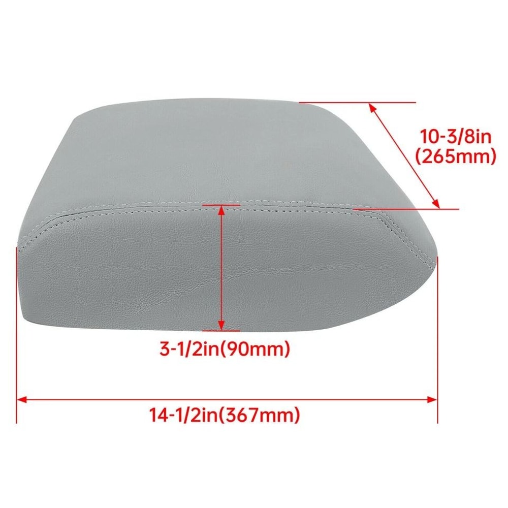 Center Console Armrest Replacement Cover Gray Lid Restorer 1