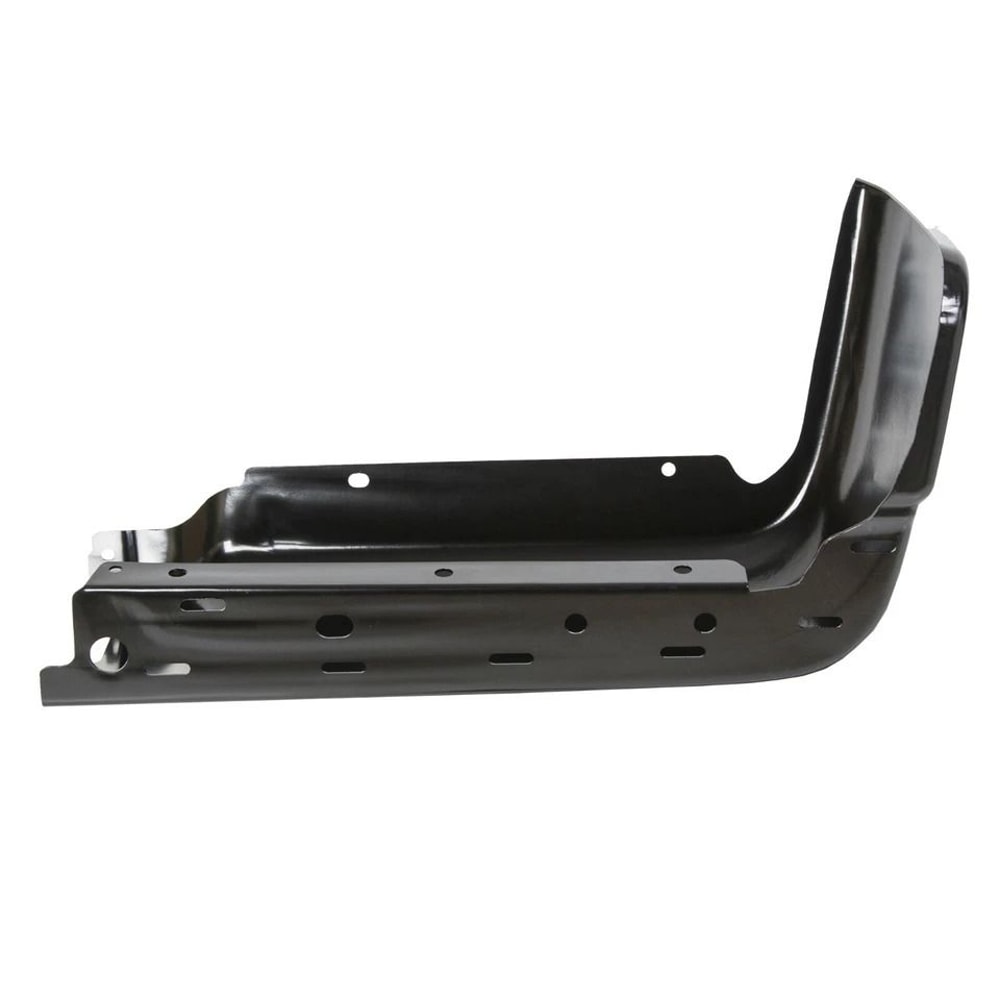 Passenger Side Rear Step Bumper End Cover Durable Black Steel 2