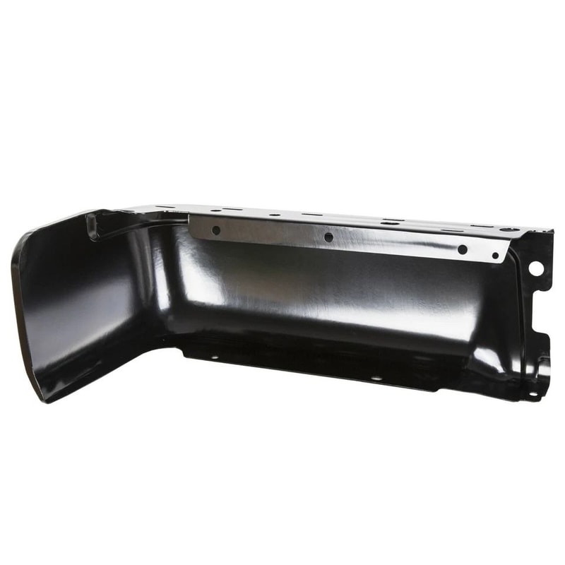 Passenger Side Rear Step Bumper End Cover Durable Black Steel 4