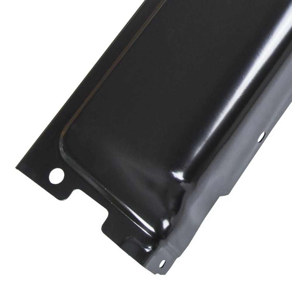 Passenger Side Rear Step Bumper End Cover Durable Black Steel 5
