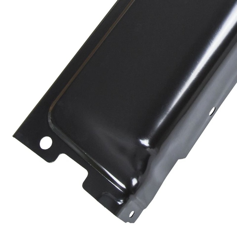 Passenger Side Rear Step Bumper End Cover Durable Black Steel 5