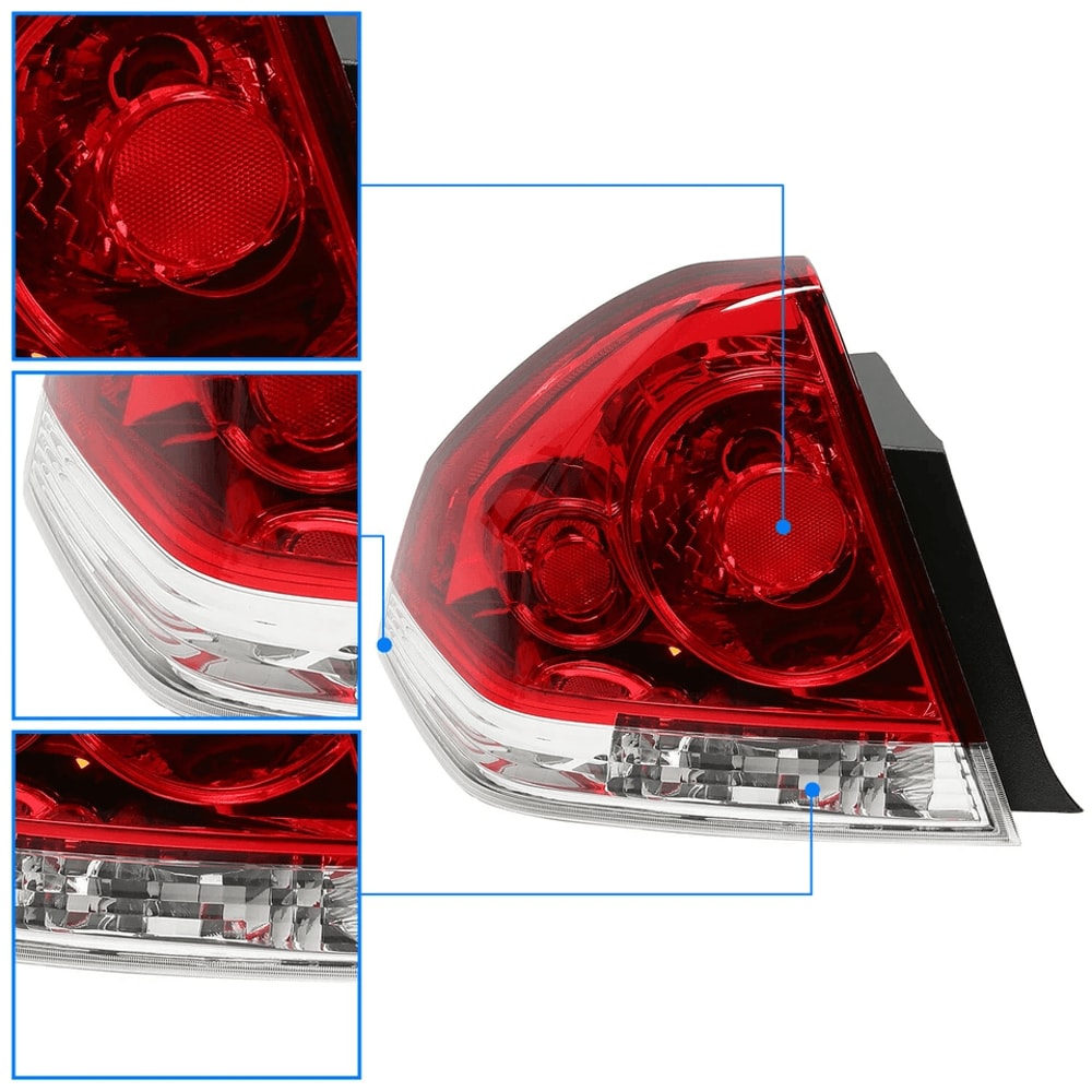 Premium Left Driver Side Chevrolet Impala Tail Light Replacement Tail Light For Impala 9