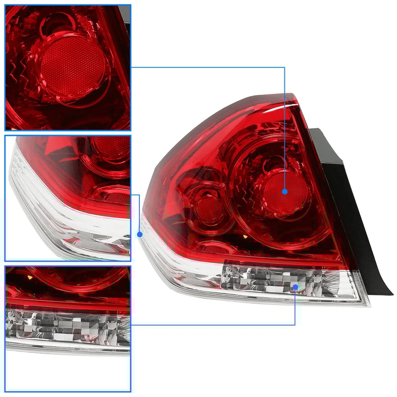 Premium Left Driver Side Chevrolet Impala Tail Light Replacement Tail Light For Impala 9