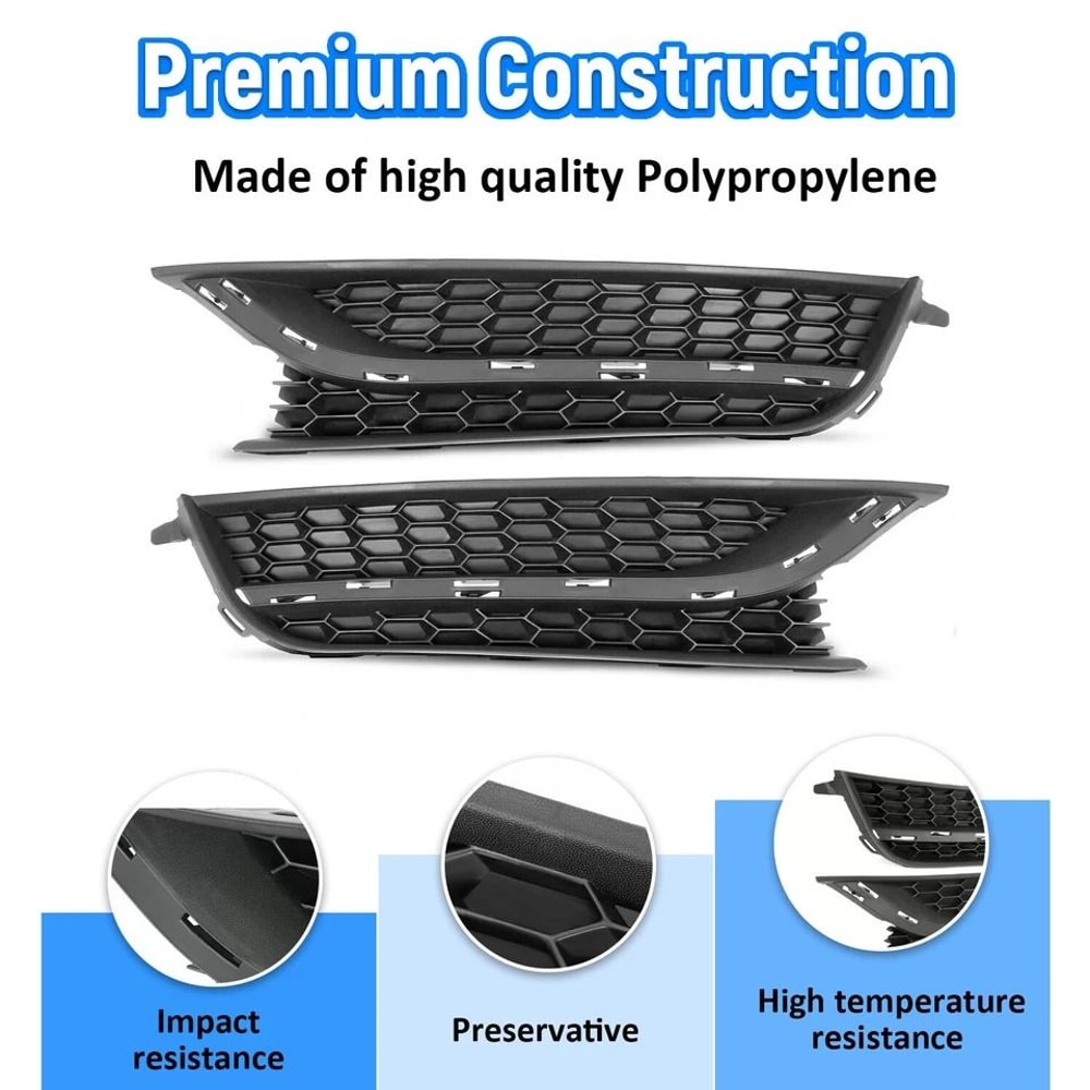 For Volkswagen Passat Fog Light Grille Cap Covers 2