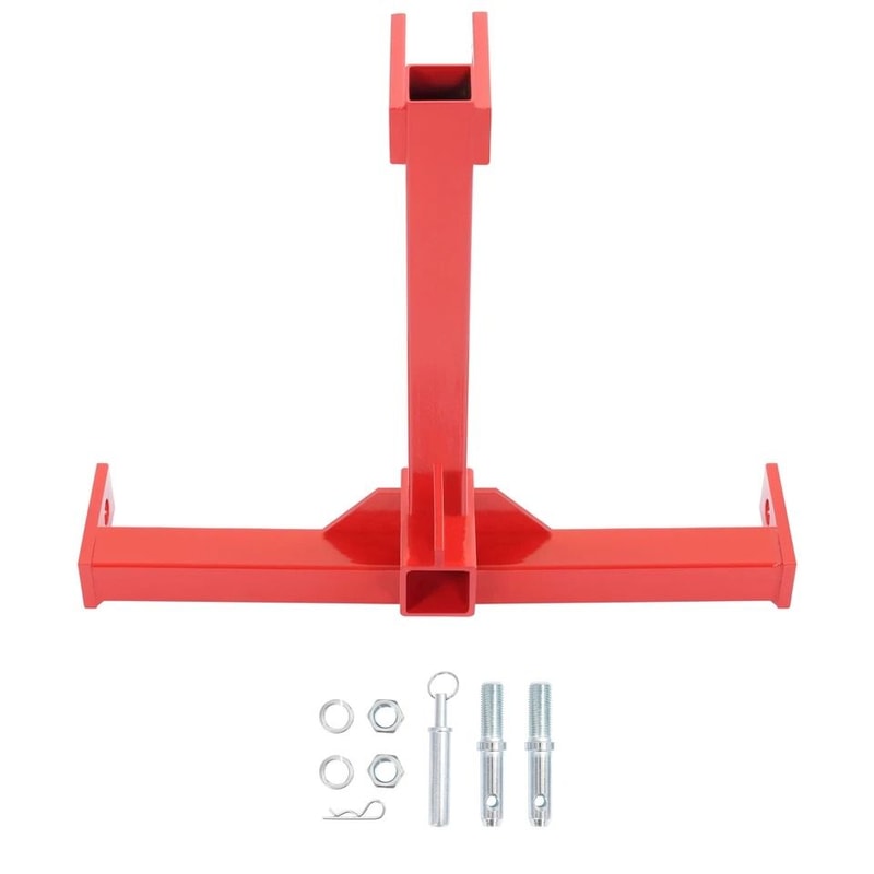 Heavy Duty Category Tractor Hitch Trailer Hitch Adapter Receiver Drawbar 2