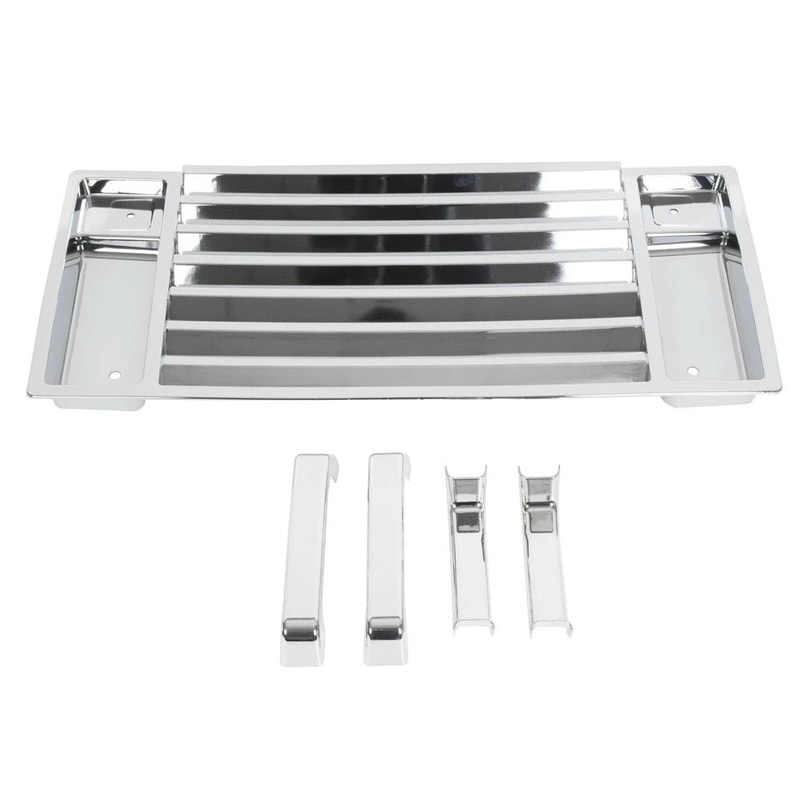 Hummer Chrome Replacement Hood Deck Vent With Handle Covers 9