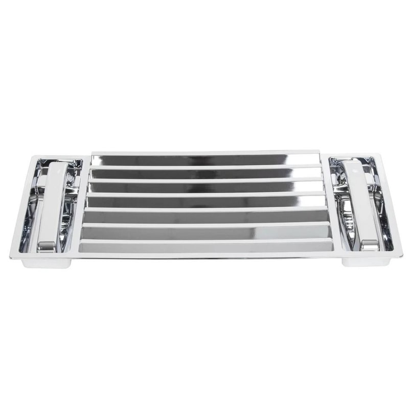 Hummer Chrome Replacement Hood Deck Vent With Handle Covers 3