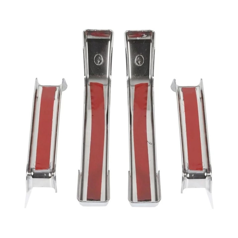 Hummer Chrome Replacement Hood Deck Vent With Handle Covers 8