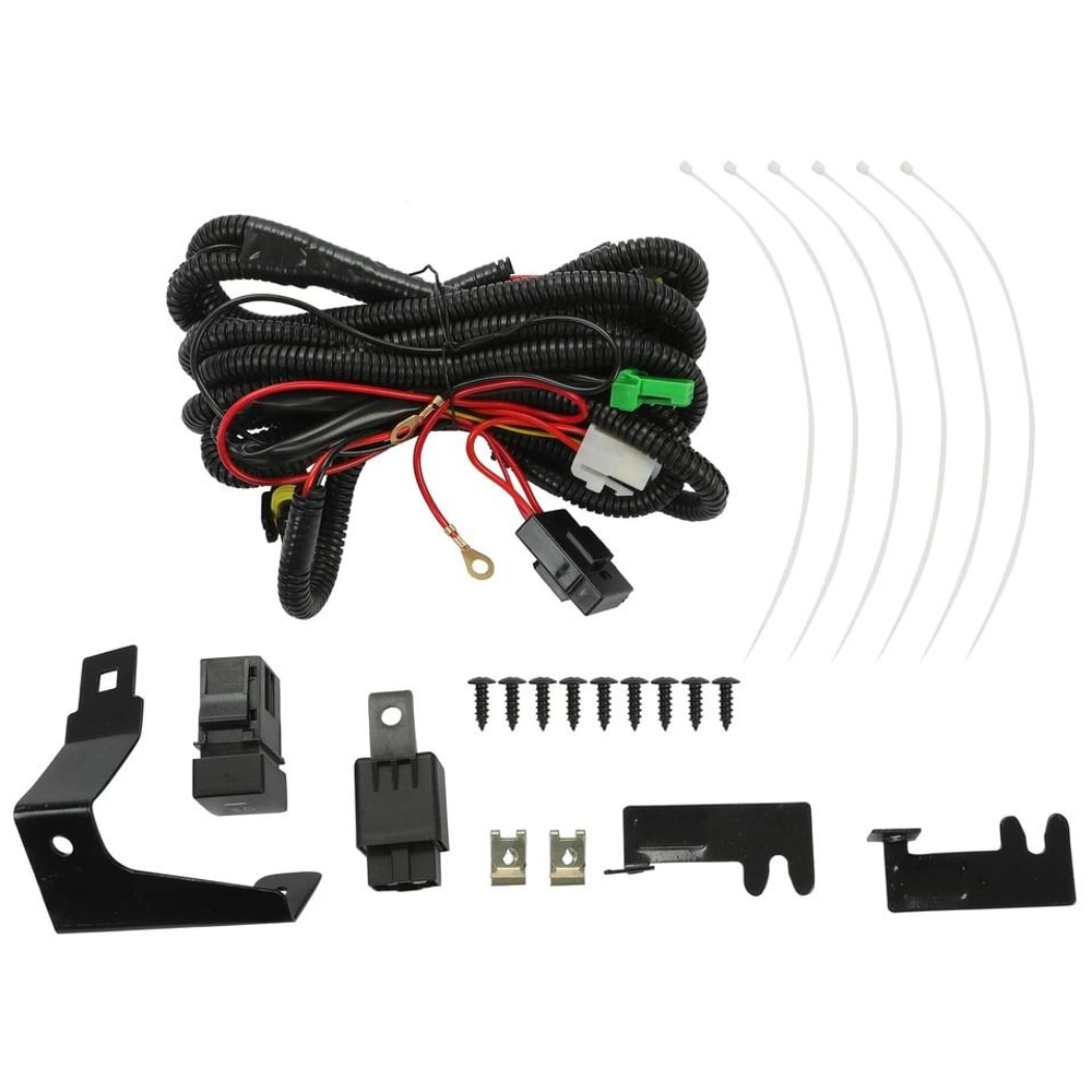 Front Honda Accord Fog Lights Replacement Kit Complete Fog Light Assembly With Bulbs Bezels Harness 10