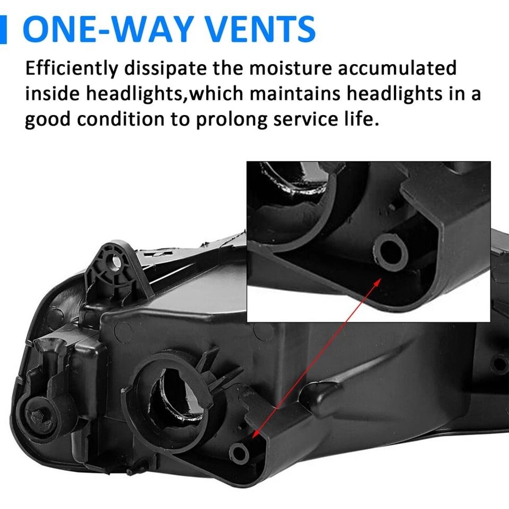 Front Honda Accord Fog Lights Replacement Kit Complete Fog Light Assembly With Bulbs Bezels Harness 7