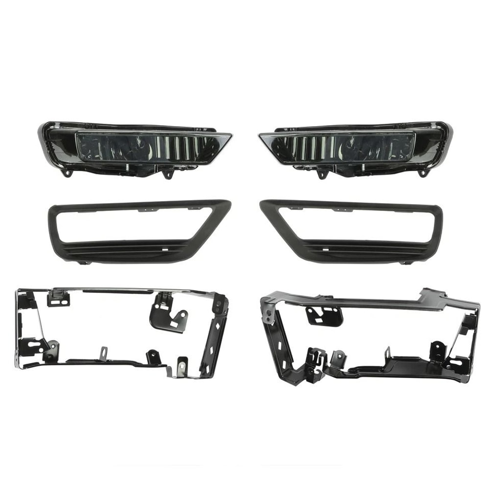 Front Honda Accord Fog Lights Replacement Kit Complete Fog Light Assembly With Bulbs Bezels Harness 9