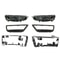 Front Honda Accord Fog Lights Replacement Kit Complete Fog Light Assembly With Bulbs Bezels Harness 9