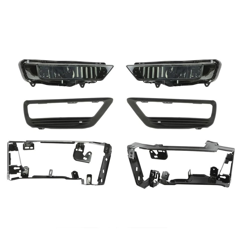 Front Honda Accord Fog Lights Replacement Kit Complete Fog Light Assembly With Bulbs Bezels Harness 9