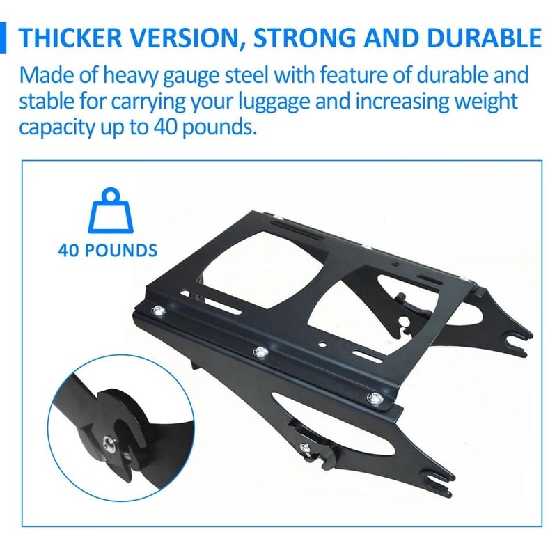 Harley Davidson Touring Detach Motorcycle Luggage Rack 5