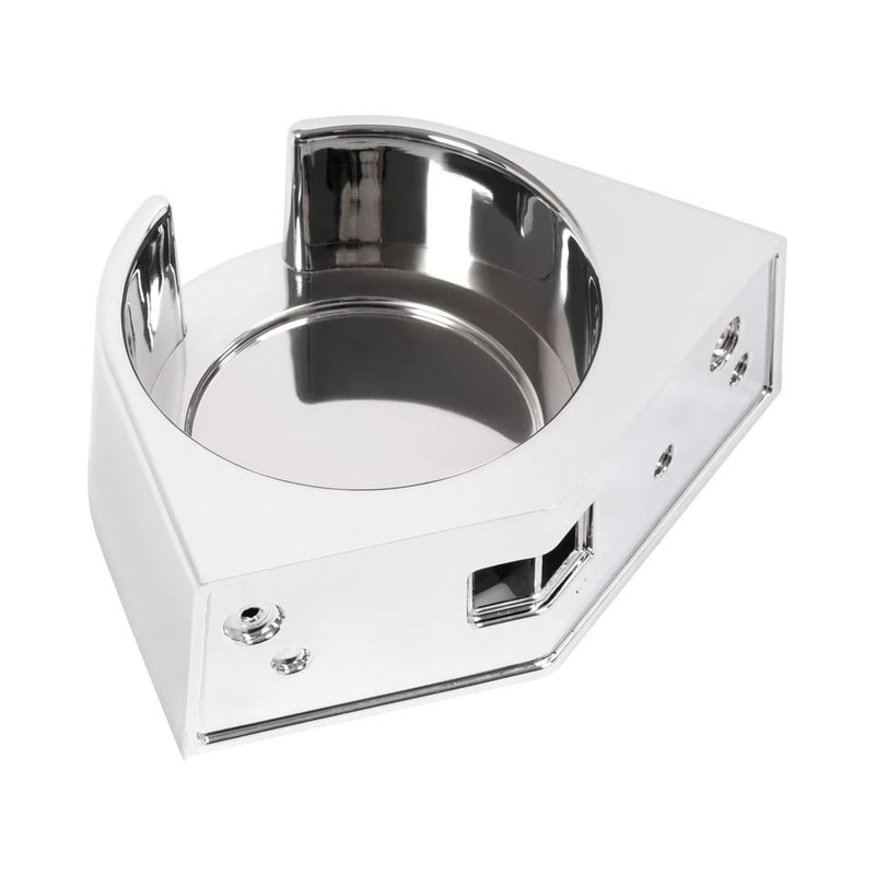 Chrome Left Driver DS Console Cup Holder For Freightliner Classic FLD 5