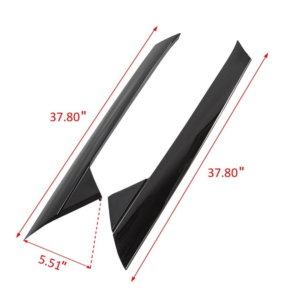 Gloss Black Windshield Trim Pillar Molding For Explorer 2