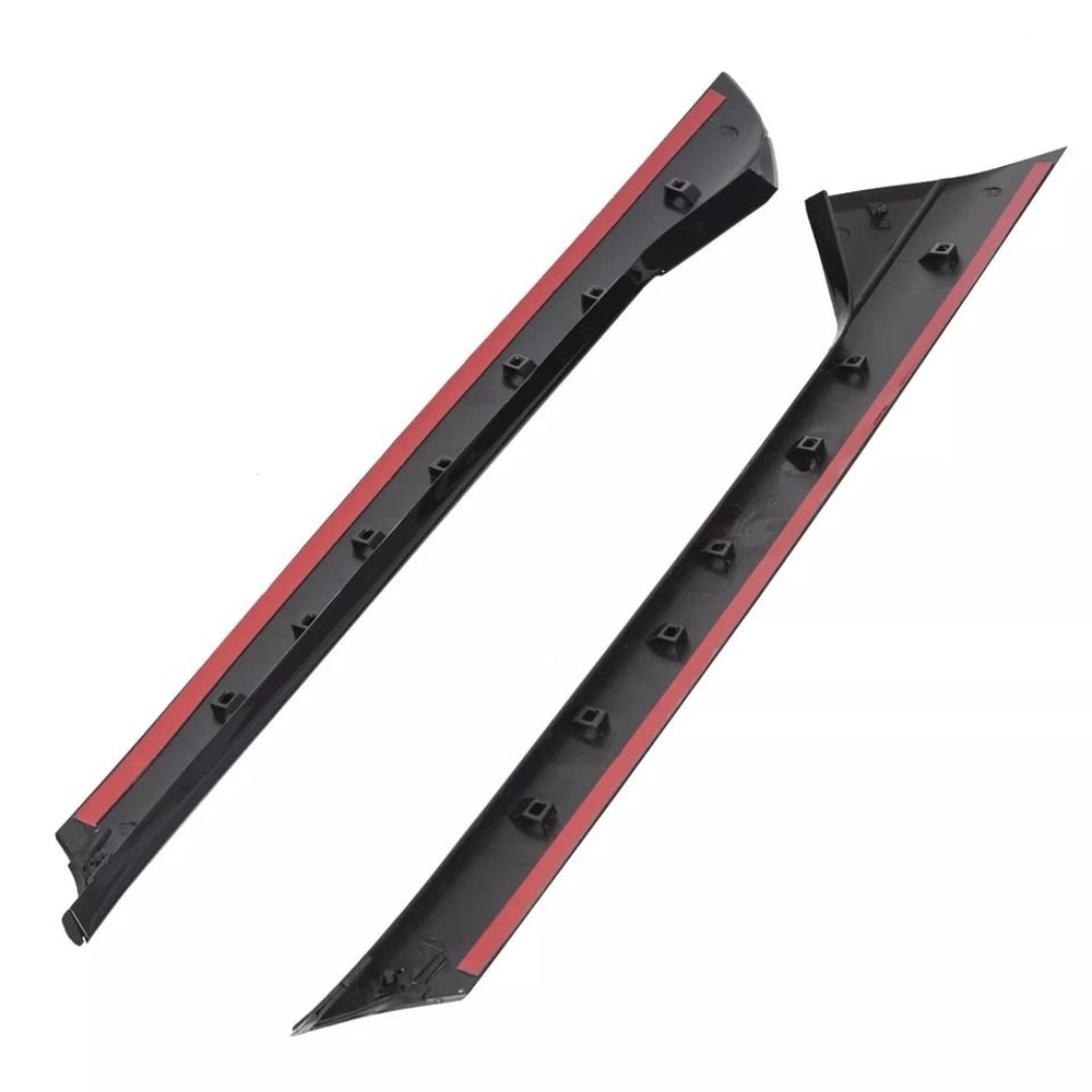 Gloss Black Windshield Trim Pillar Molding For Explorer 7