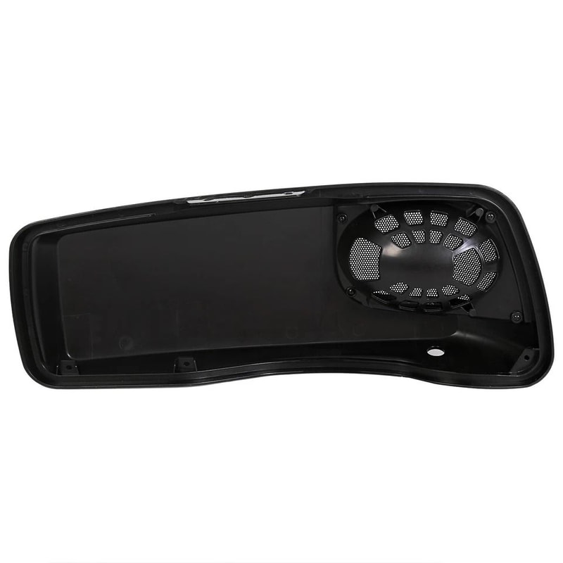 Premium Vivid Black Saddlebag Speaker Lids With Saddlebags Speaker Cutouts For Harley Street Glide 4