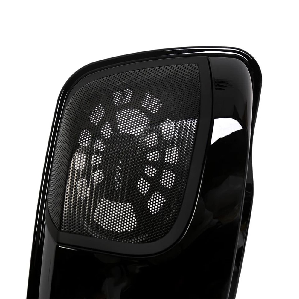 Premium Vivid Black Saddlebag Speaker Lids With Saddlebags Speaker Cutouts For Harley Street Glide 5