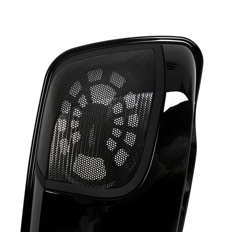 Premium Vivid Black Saddlebag Speaker Lids With Saddlebags Speaker Cutouts For Harley Street Glide 5