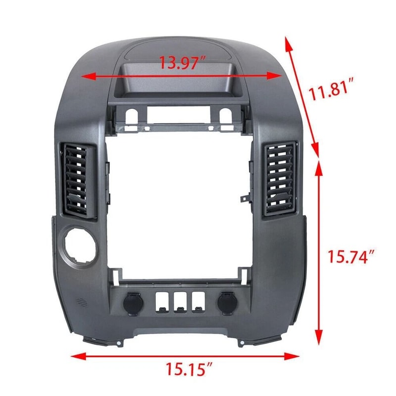 ABS Instrument Panel Lid Dash Radio Bezel For Titan XE SE Armada SE Premium Fit Finish 1