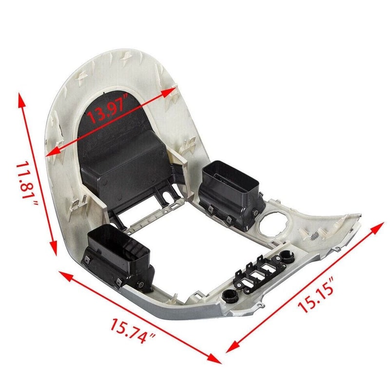 ABS Instrument Panel Lid Dash Radio Bezel For Titan XE SE Armada SE Premium Fit Finish 2