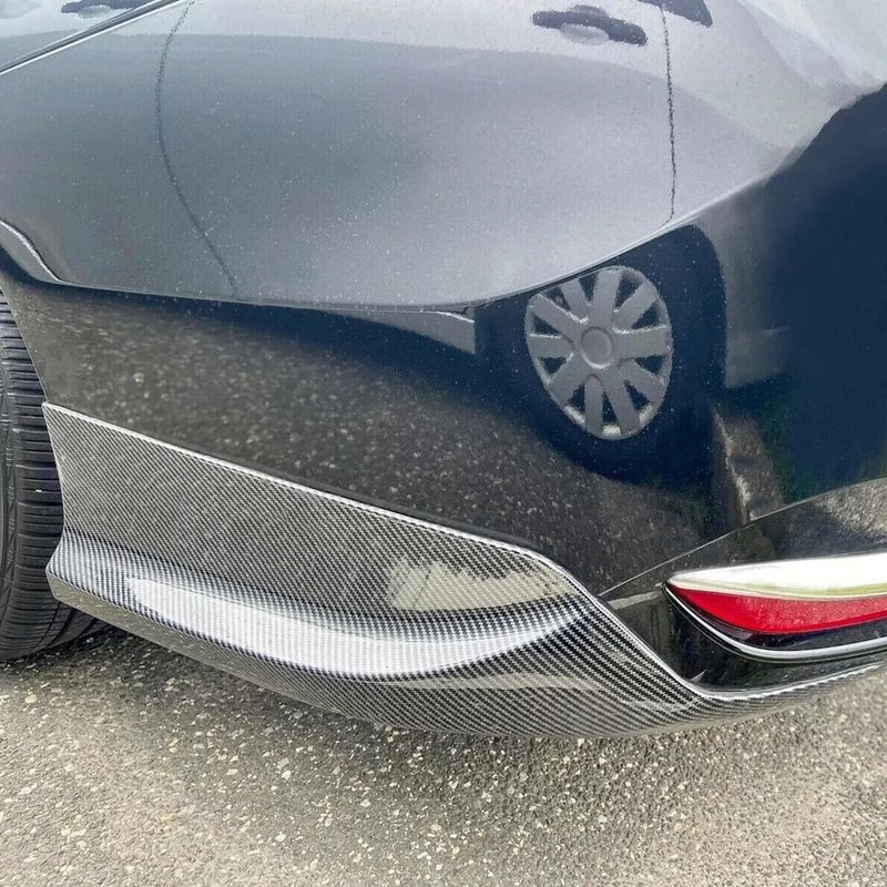 Carbon Fiber Rear Bumper Lip Splitter Spoiler For Honda Accord Sedan 5