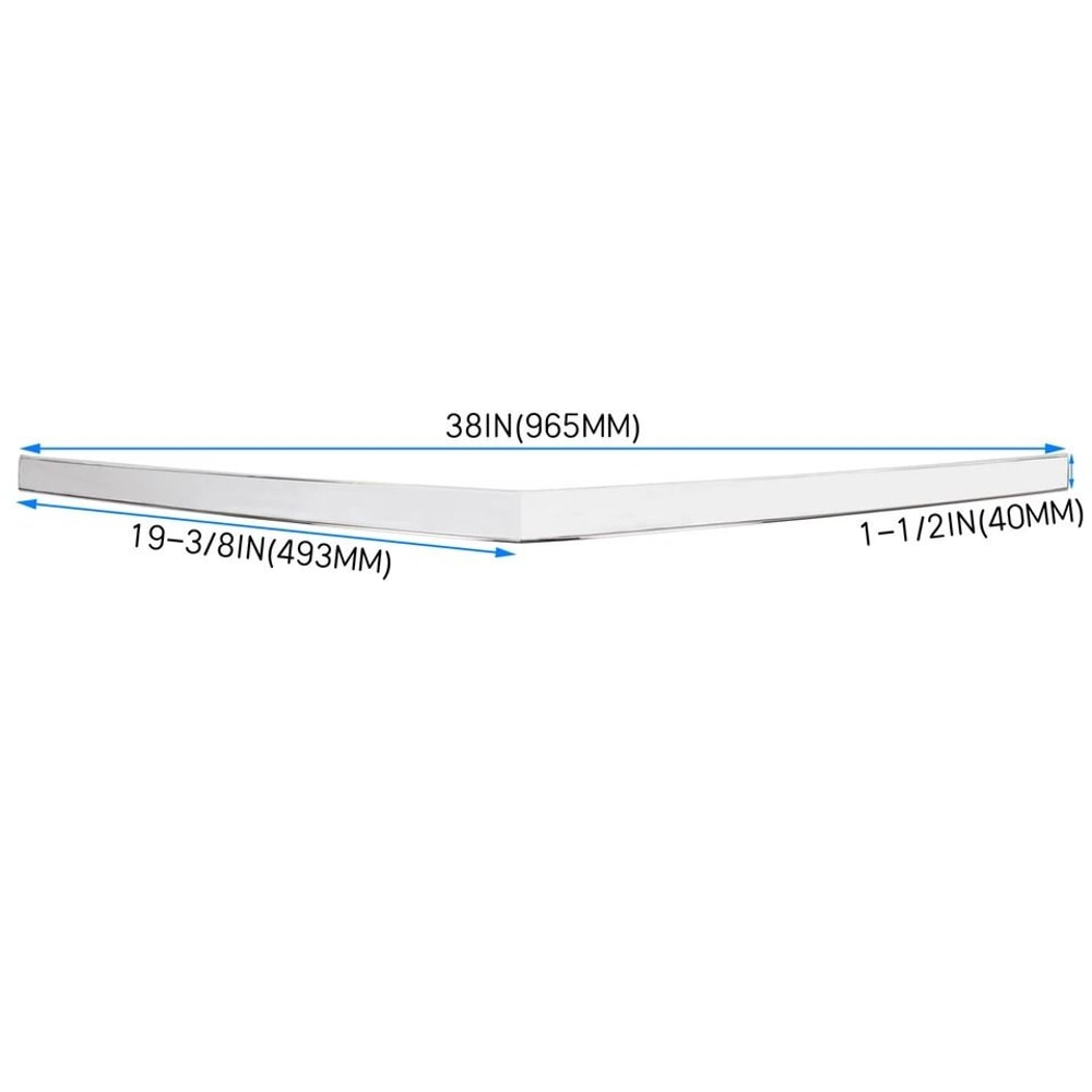 Premium Hood Molding Trim Chrome For Cadillac SRX Replacement 2