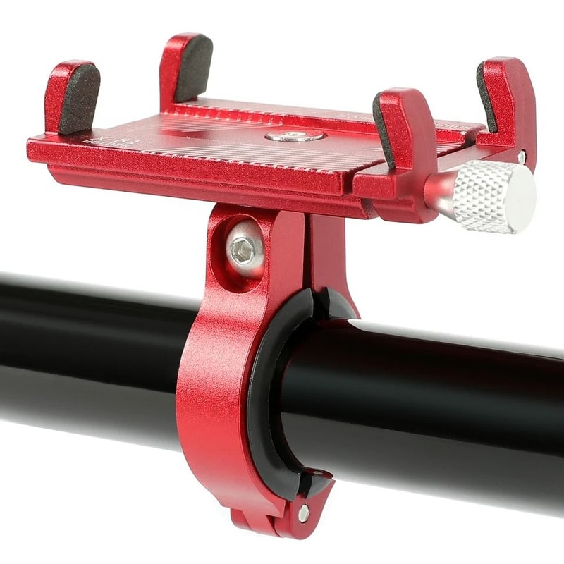 Universal Aluminum Motorcycle Phone Mount Bike Handlebar Phone Holder For GPS Smartphone 6