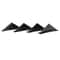 Universal Rear Bumper Diffuser Shark Fin Spoiler Lip Splitter Glossy Black Enhance Car Aerodynamics 11