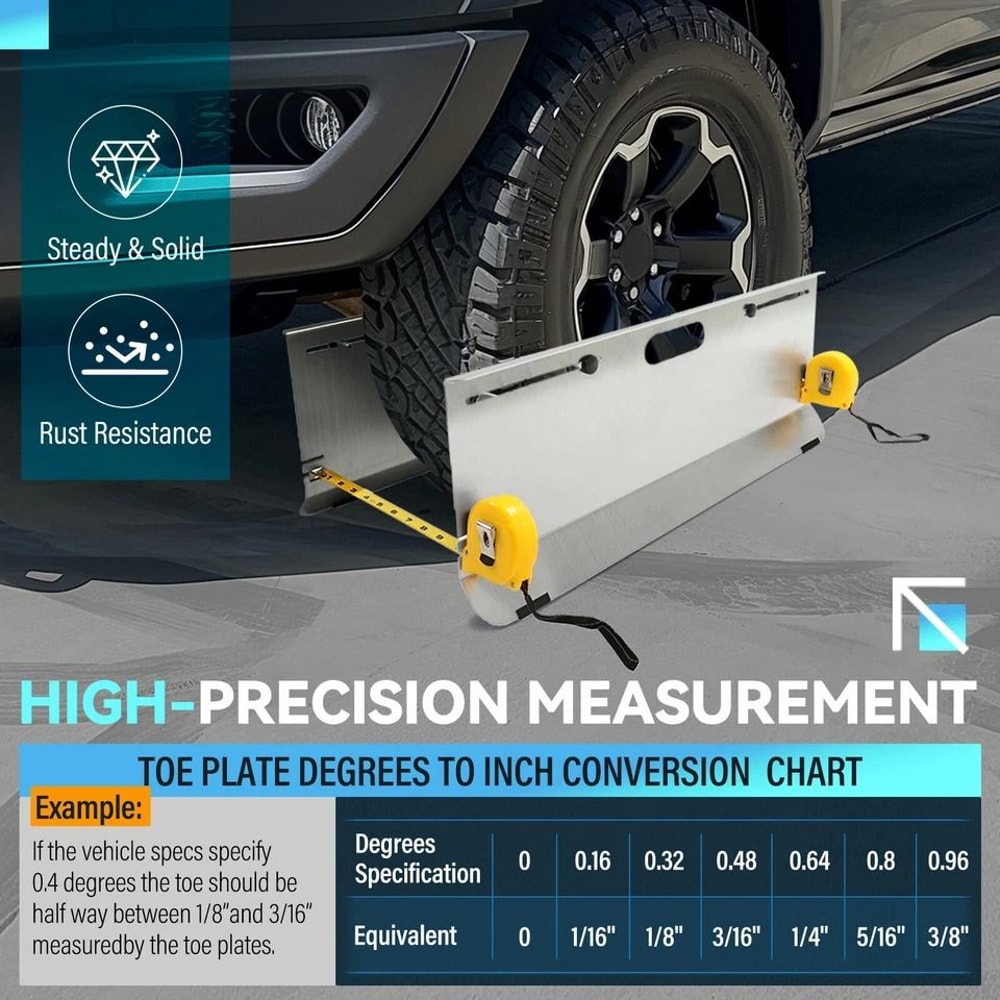 Toe Plates Wheel Alignment Tool Precision Toe Camber Measurement For Accurate Vehicle Alignment 3