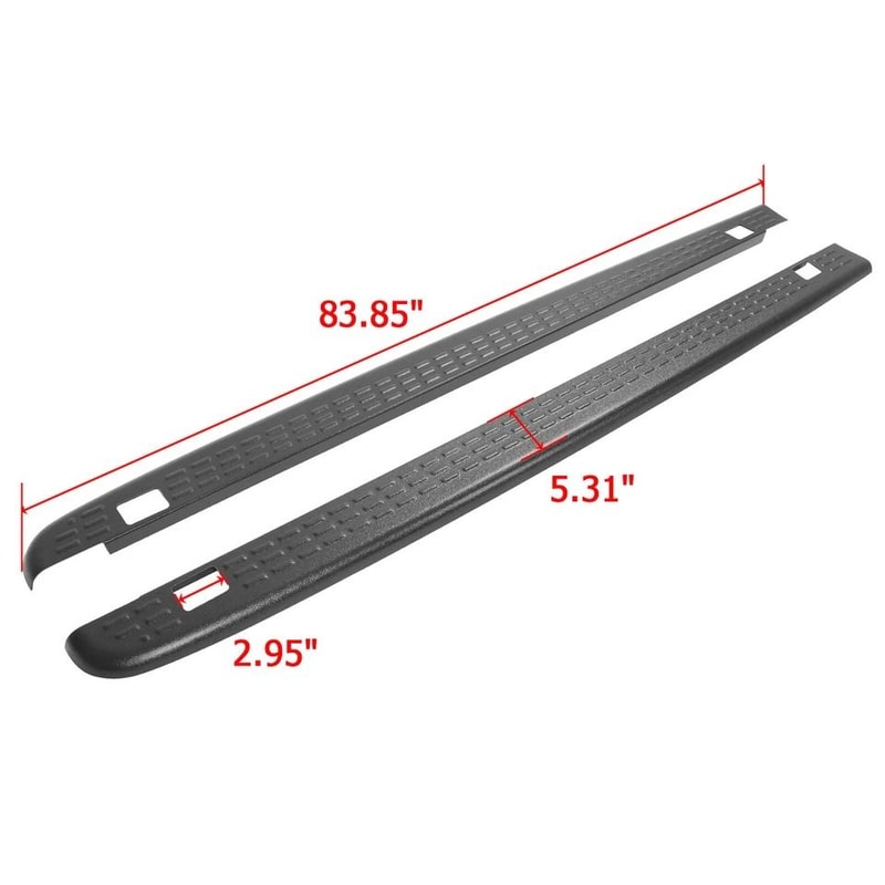 Bed Rail Caps Cover With Predrilled Holes Mounting Hardware 1