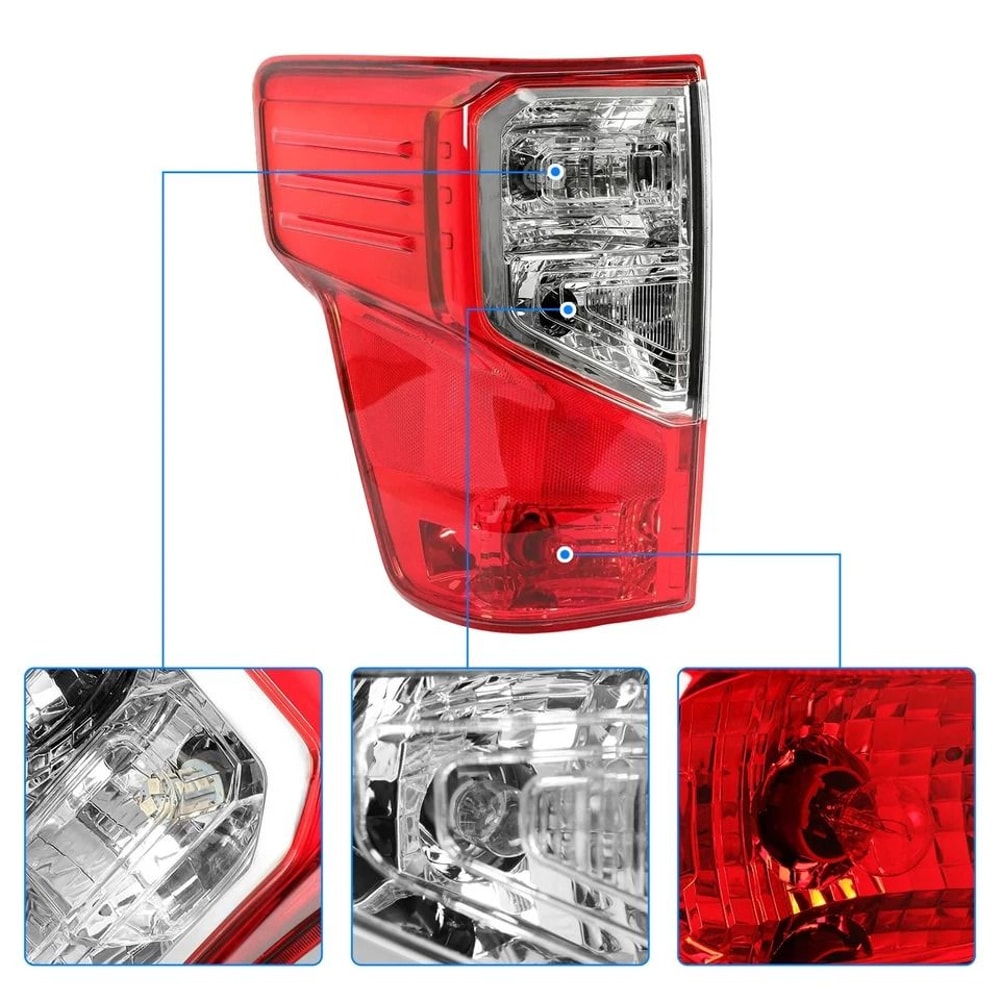 Left Rear Tail Light Assembly For Driver Side LH OEM Replacement 3