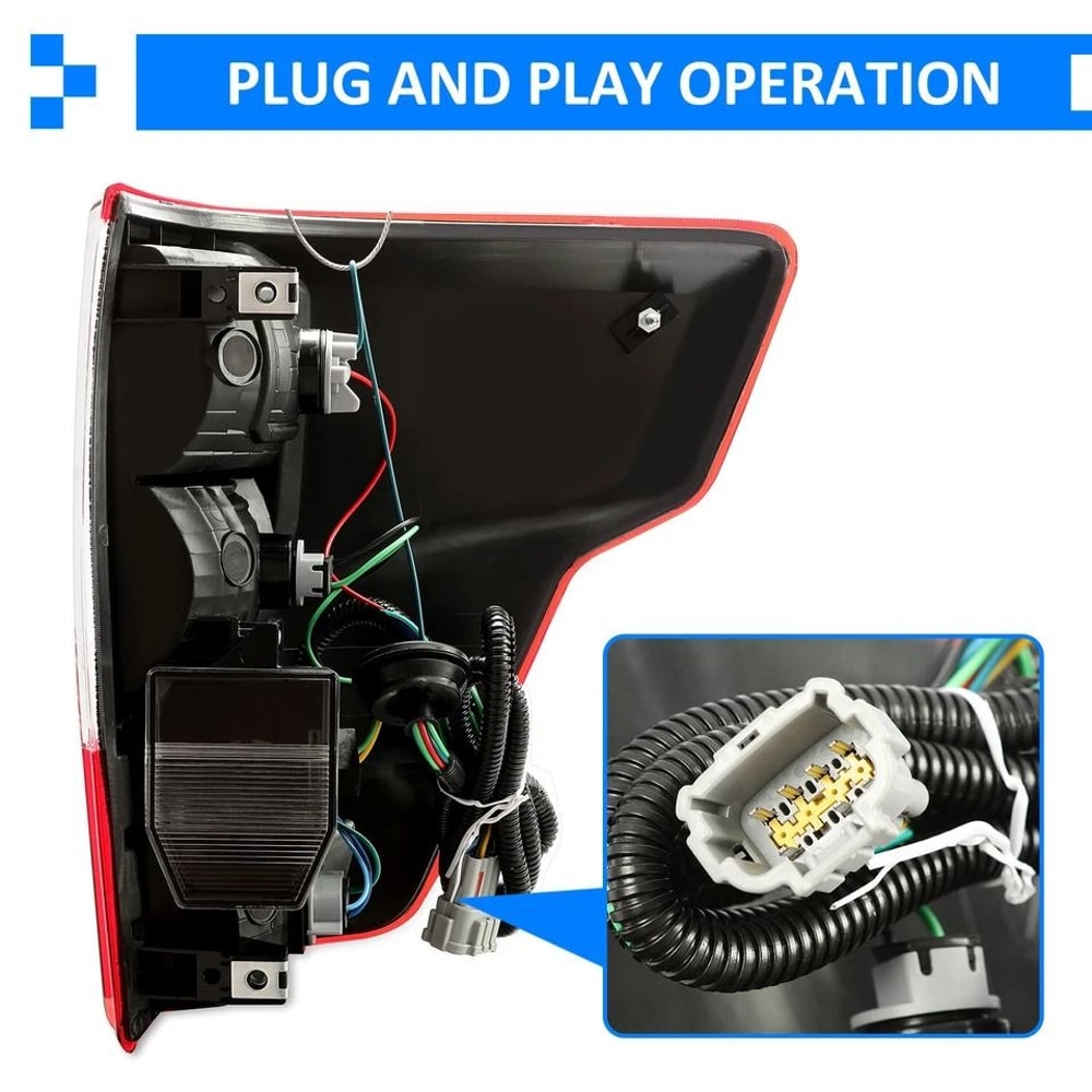 Left Rear Tail Light Assembly For Driver Side LH OEM Replacement 7