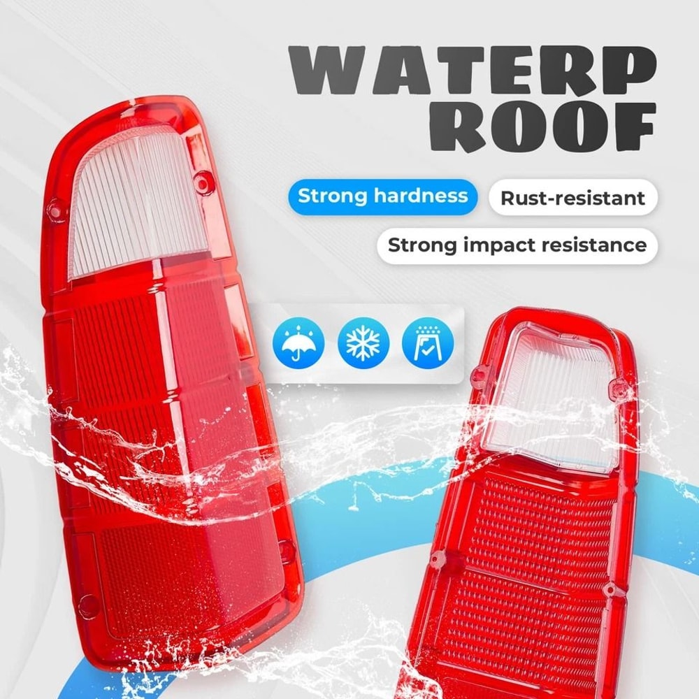 Truck Plymouth Power Wagon Tail Light Lenses Replacement Pair LH RH 1