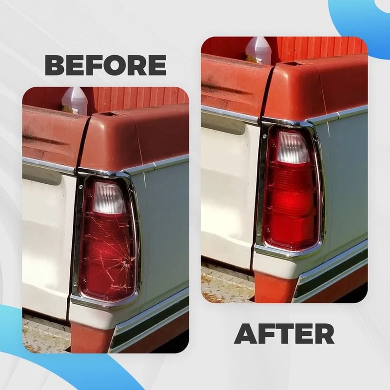 Truck Plymouth Power Wagon Tail Light Lenses Replacement Pair LH RH 4