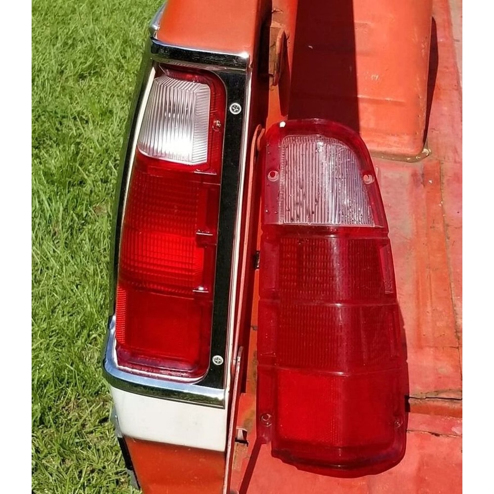Truck Plymouth Power Wagon Tail Light Lenses Replacement Pair LH RH 7