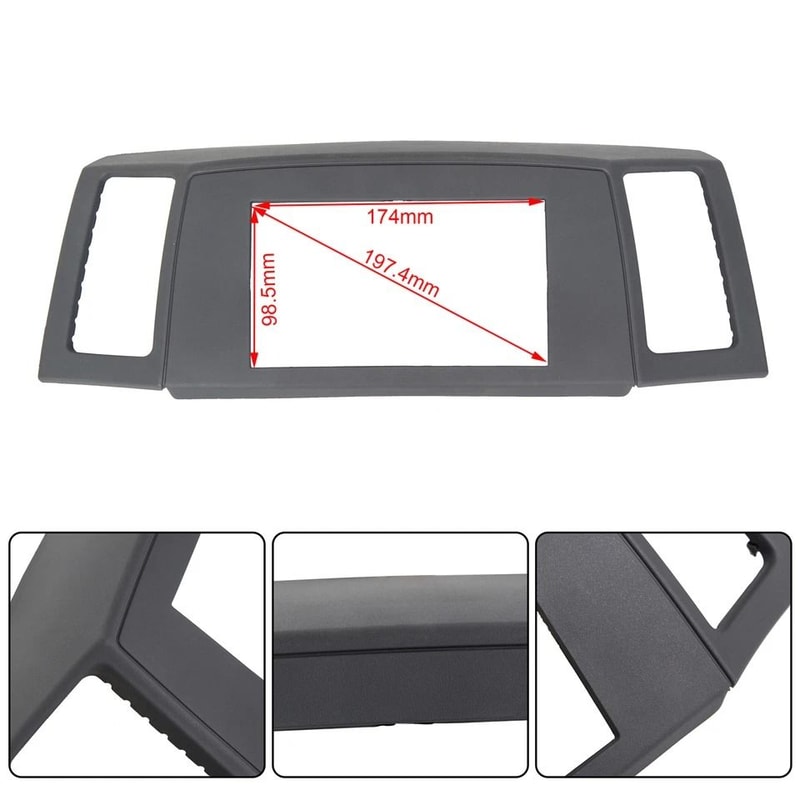 Navigation Radio Bezel Dash Vent Install Kit 2