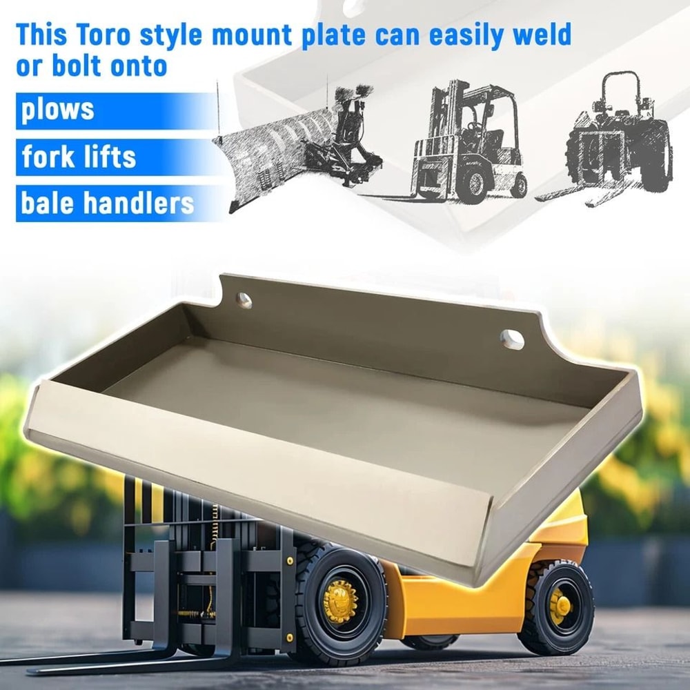Heavy Duty Mini Skid Steer Mount Plate Quick Tach Adapter For Toro Dingo Ditch Witch 2