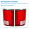 Tail Lights With Chrome Bezel Pair For Chevrolet GMC Sierra HighQuality Upgrade 3