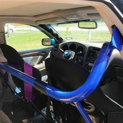 stainless steel racing harness bar for seat belt & chassis universal fit